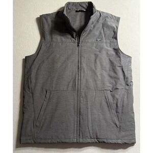 TRAVIS MATHEW Men's TOP OF THE LINE Golf Vest Heather Black Size 2XL Xxl